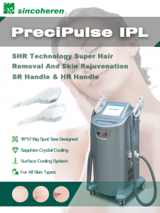 FDA and TUV Medical CE approved SHR IPL Device for acne removal and skin pigmentation removal